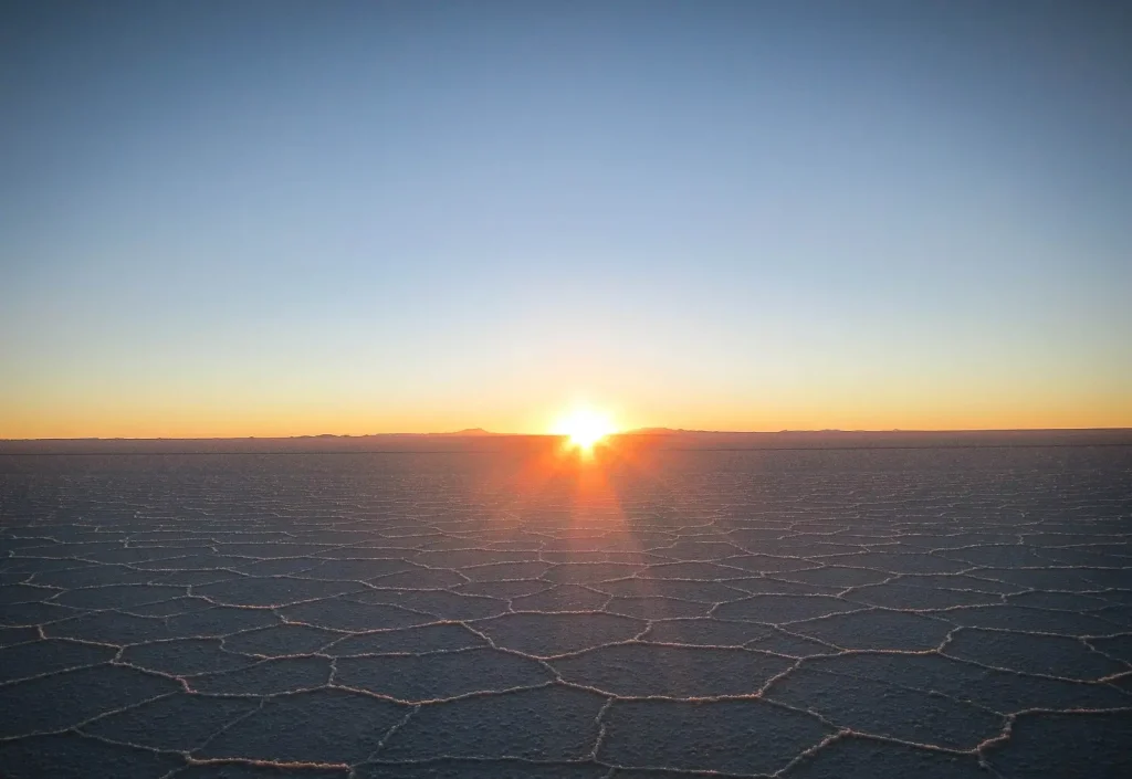 Désert de sel en Bolivie