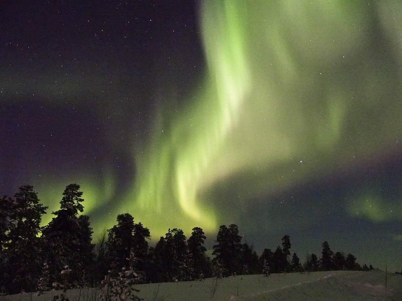 aurore boréale Finlande