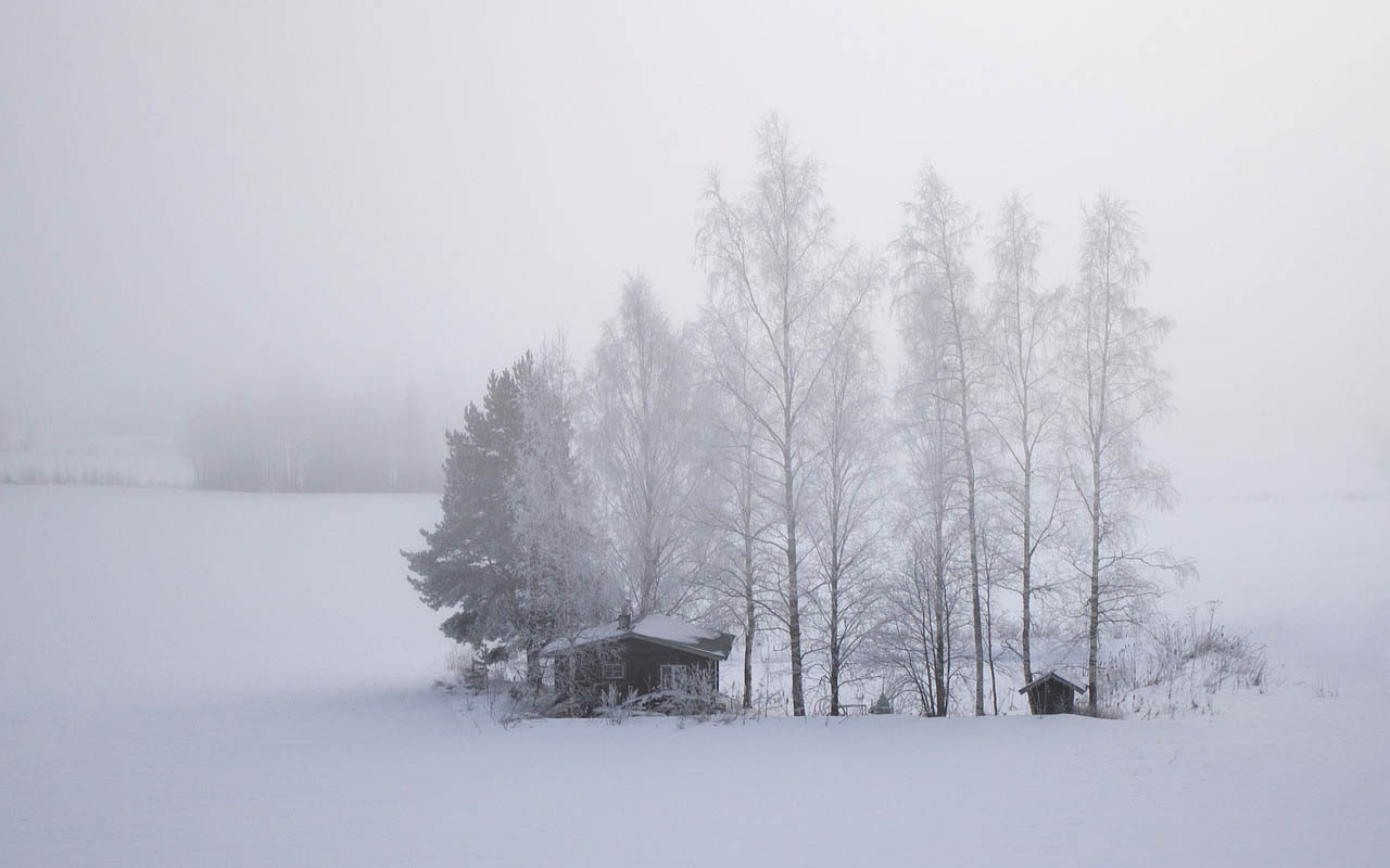 paysage enneigé Finlande